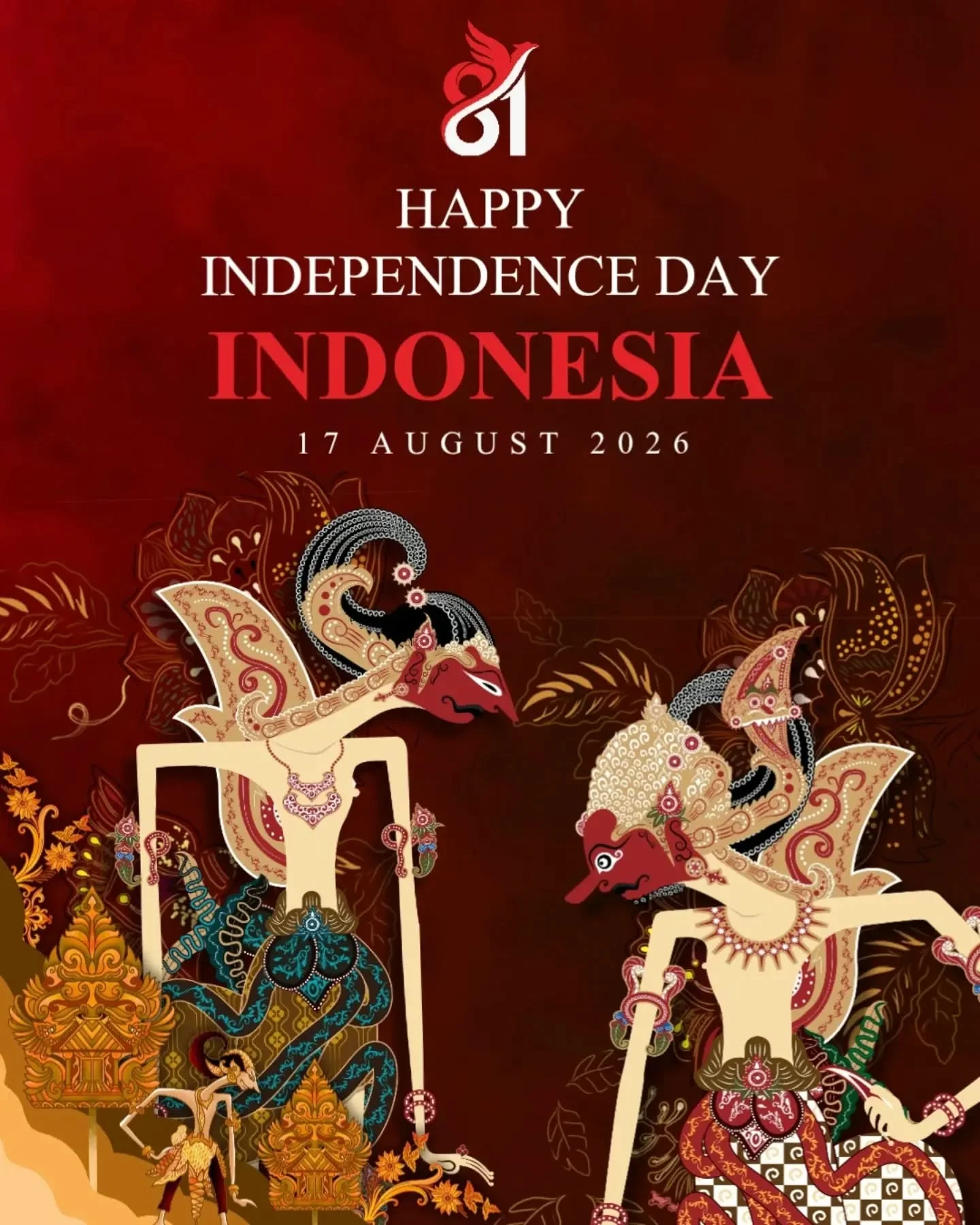 Merdeka! 🇮🇩🤍Celebrating the spirit, culture, and beauty of Indonesia today and always.Selamat Hari Kemerdekaan dari Karisa Villas 🤍